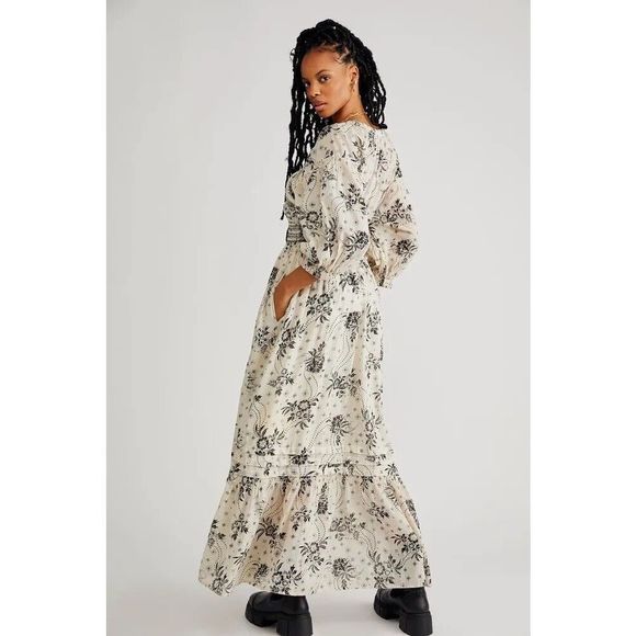 New Free People NWT Size Medium Golden Hour Maxi Dress Size Small - Picture 2 of 7